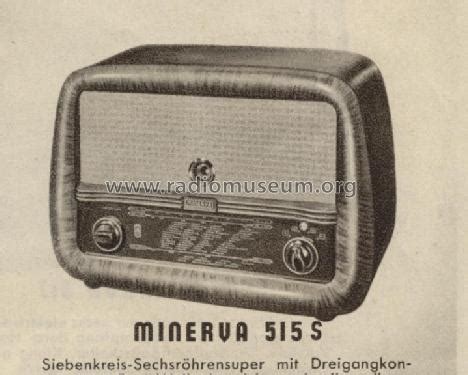 S Ech Radio Minerva Radio Radiola Radioapparate Und Build