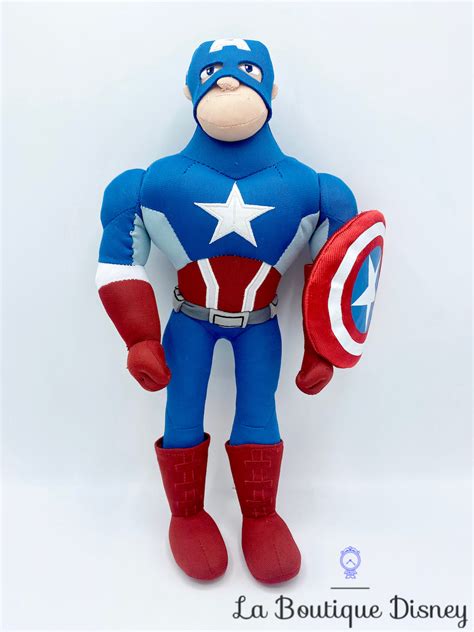 Poup E Chiffon Captain America Disneyland Paris Disney Peluche Marvel