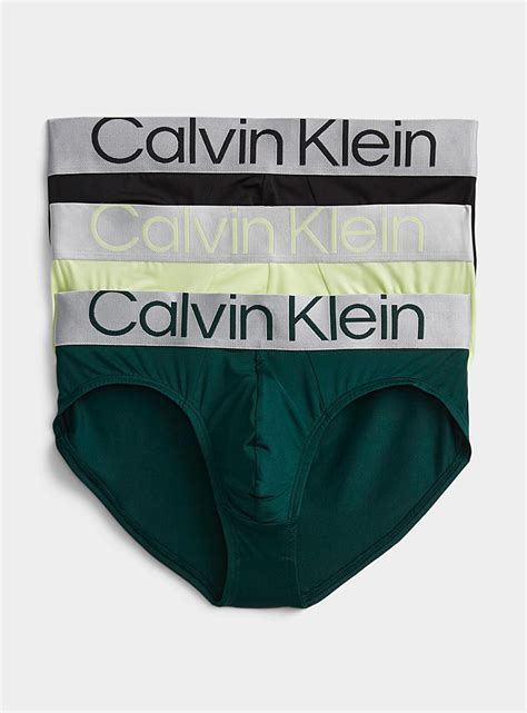 Reconsidered Steel Briefs 3 Pack Calvin Klein Shop Mens Underwear Multi Packs Online Simons