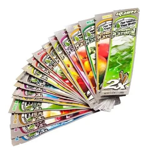 Blunt Wrap Platinum Caja De Sobres Sabores Surtidos Cuotas Sin