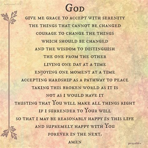 Serenity Prayer Pdf