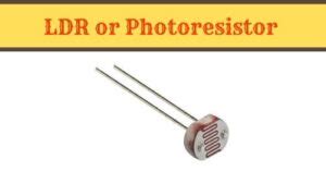 Ldr Light Dependent Resistor Or Photoresistor Electroduino