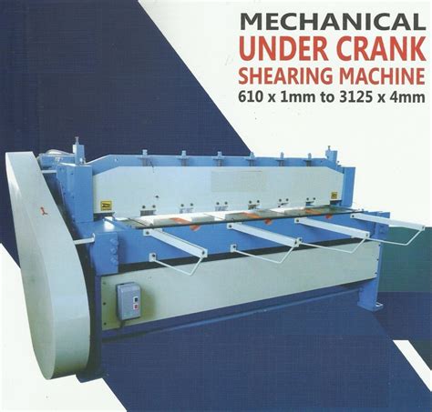 Undercrank Mechanical Shearing Machine At Best Price In Bengaluru