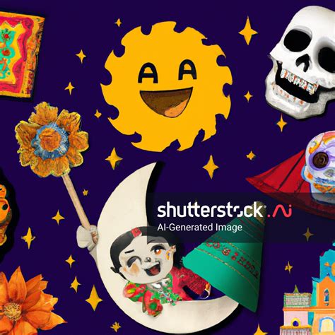 Put Symbols Dia De Los Muertos AI-generated image 2373919025 | Shutterstock