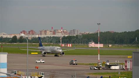 Airplane Of Aeroflot Skyteam Stock Footage Video Of Airplane