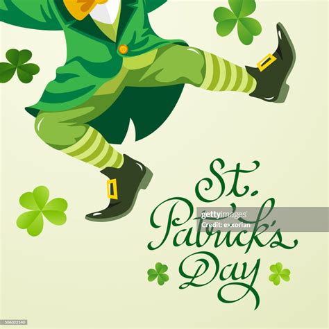 Leprechaun Party Invitation High Res Vector Graphic Getty Images