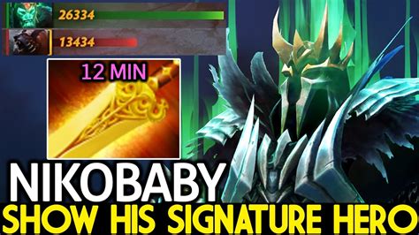 NIKOBABY Wraith King Show His Signature Hero 12 Min Radiance Dota 2