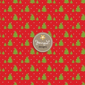 Christmas Digital Paper, Red and Green Christmas Papers, Poinsettia Digital