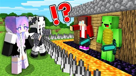 Mikey And Jj Survive Versus Girl Apocalypse In Minecraft Maizen