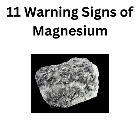 11 Warning Signs Of Magnesium Deficiency Recognize And Address This Common Health Issue