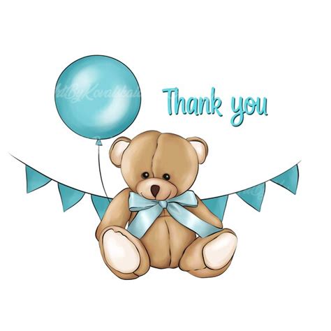 Baby Shower Thank You Clip Art