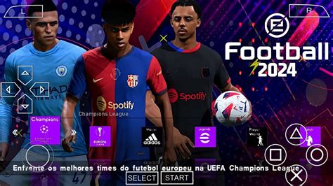 Efootball Pes Para Ppsspp Europeus Novas Faces Elencos Atualizados