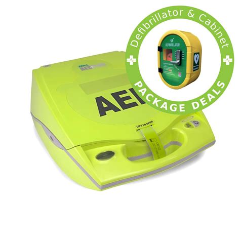 Zoll Aed Plus Fully Automatic Defibrillator And Defibsafe2 Cabinet