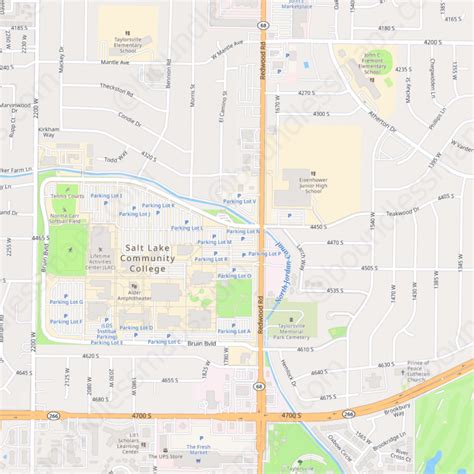 Taylorsville Modern Atlas Vector Map Boundless Maps