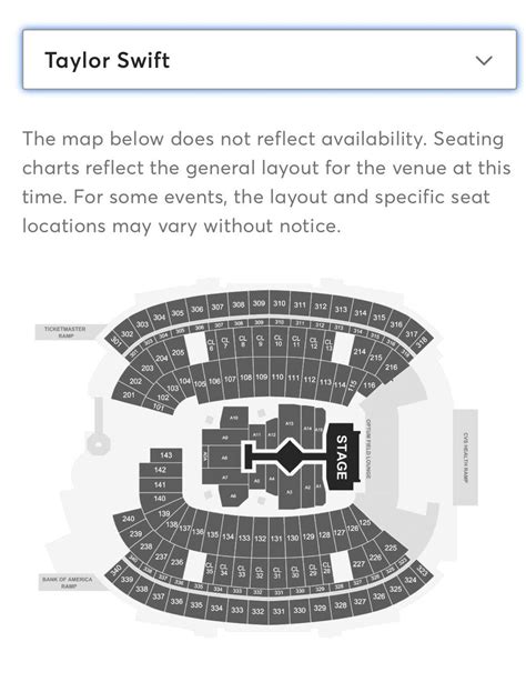 Levi S Stadium Eras Tour Seating Chart