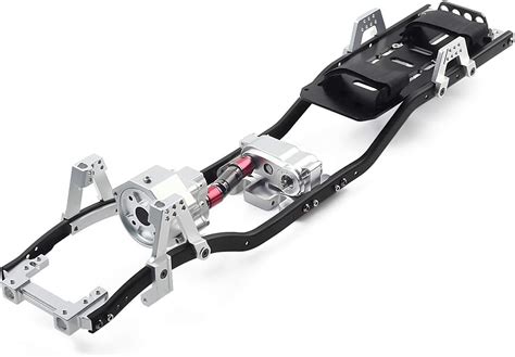 INJORA RC Châssis 313mm Empattement RC Chassis with Gearbox RC Cadre RC