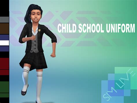 Child School Uniform The Sims 4 Catalog