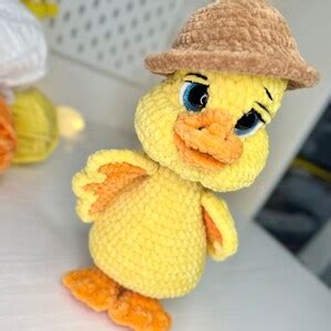 Quack Quack Crochet Pdf Duck Pattern In English Amigurumi Duck