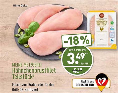 Meine Metzgerei H Hnchenbrustfilet Teilst Ck Angebot Bei Aldi Nord