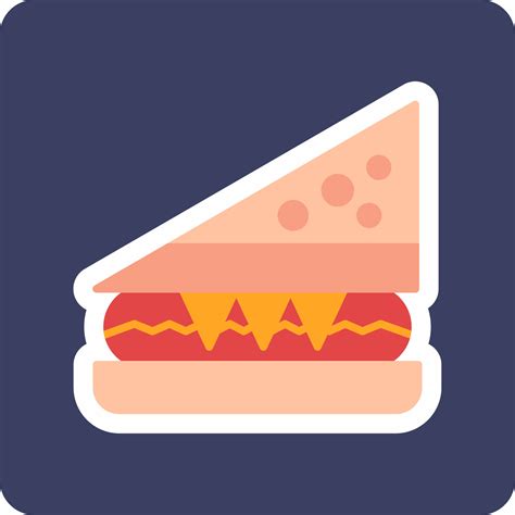 Sandwich Vecto Icon 38189245 Vector Art at Vecteezy