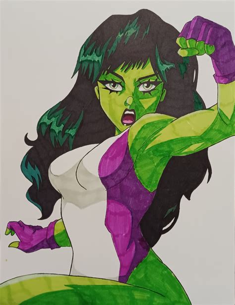 She-Hulk fan art by Car-gold on DeviantArt