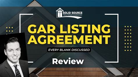 Listing Agreement Walkthrough Video Broker Review Gar F