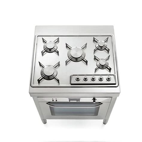 Gas Range Cooker C70 F60 1 ALPES INOX Electric 5 Burner 1 Oven