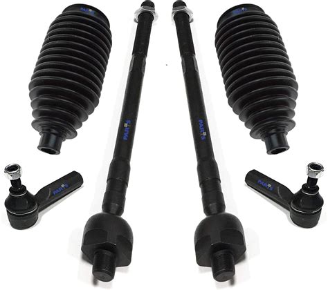 Amazon 4 Pc Front Steering Kit Inner Tie Rod Ends Rack Pinion