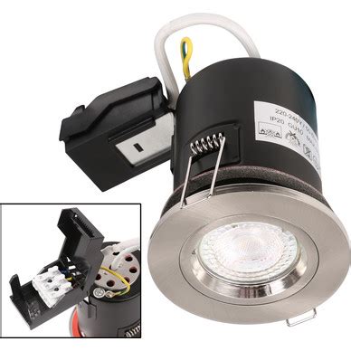 Wessex Fire Rated Cast Gu Downlight Satin Nickel Toolstation