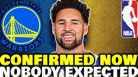 GSW LEFT NOW KLAY THOMPSON BIG SURPRISE FROM WARRIORS GOLDEN STATE