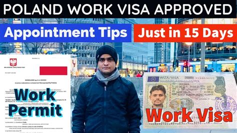 Poland Work Visa Approved In 15 Days Poland Appointment Checklist