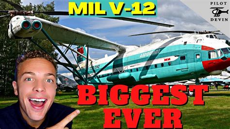 What Happened To The Biggest Helicopter Ever Made Mil V Youtube