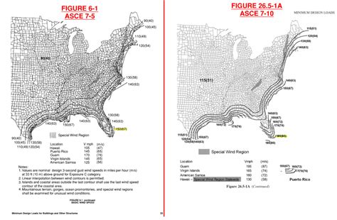 ASCE 7 98 Wind Speed Map