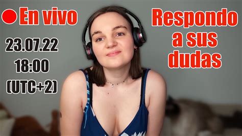 Respondo a sus dudas y preguntas en vivo Enamorada del español en