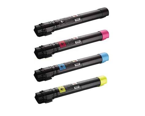 Dell 7130CDN Toner Cartridge Set Black Cyan Magenta Yellow