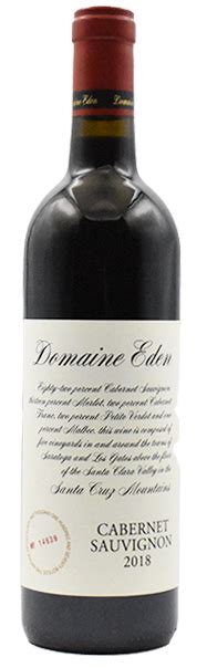 2018 Domaine Eden Santa Cruz Mountains Cabernet Sauvignon