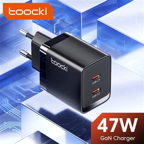 Toocki W Usb C Fast Charging Universal Gan Fast Wall Charger Adapter