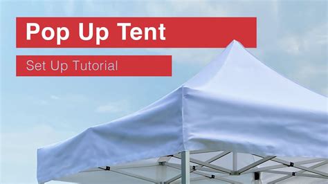 Pop Up Tent Set Up Tutorial Youtube