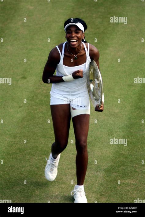 Venus Williams Celebrates Victory Over Marion Bartoli In The Final Hi