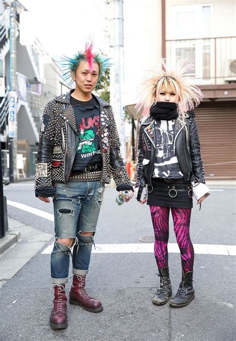 Street Looks Harajuku Punks Denimology Punk Fashion Punk Looks