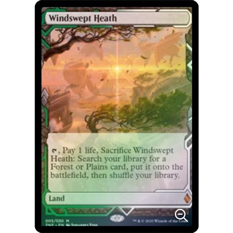 Windswept Heath Foil Zendikar Rising Expeditions Magic The