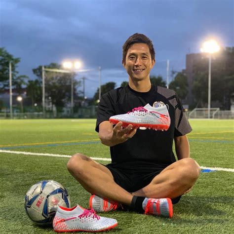 福西崇史さんのインスタグラム写真 福西崇史instagram「 南葛scトレーニングは、 新しいプーマのスパイク👟⚽️💦 かっこええ