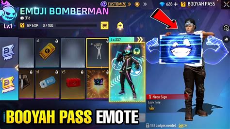 Booyah Pass Emote Free Fire Ll Booyah Pass Free Fire Ll Booyah Pass