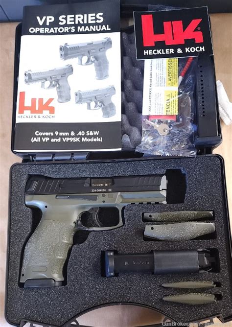 Heckler Koch VP9 OD Green VP 9 9mm 81000234 NS TT 3 Mags Layaway