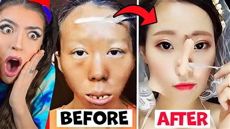 Viral Asian Makeup Transformations Tutorial Youtube