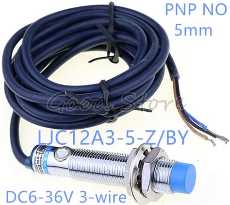 1 pces LJC12A3 5 Z por m12 três fio dc pnp nenhum 5mm distância de