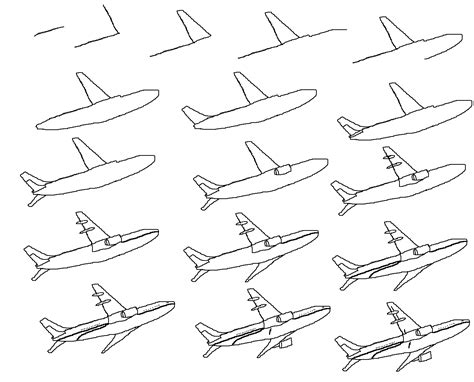 How To Draw A Cartoon Airplane Step By Step At Ronald Caster Blog