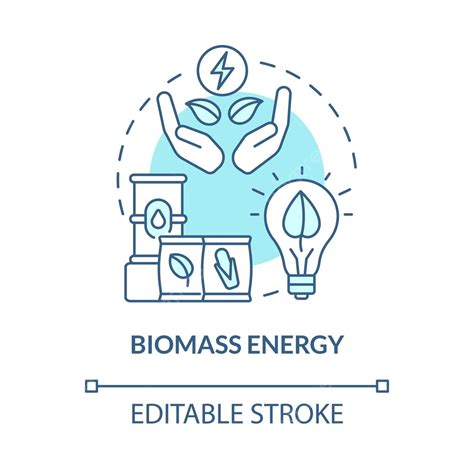 Energía De Biomasa Azul Turquesa Concepto Icono Economía Elemento Color Vector Png Economía