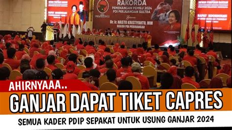 MEGAWATI PDIP RESMI TETAPKAN GANJAR PUAN CAPRES LAIN PANAS DINGIN