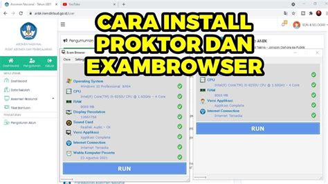 Cara Install Proktor Browser Dan Exam Browser Untuk Tes Anbk Tahun